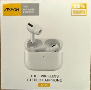 ASPOR True Wireless Stereo Earphone A619 AirPods Pro للبيع