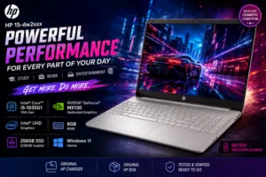 HP 15-dw2xxx Laptop i5-1035G1 10th Gen 8GB RAM 256GB SSD NVIDIA MX130 15.6 Windows 11
