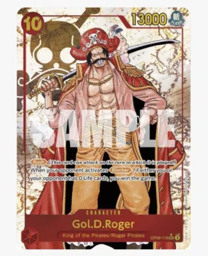 Gol.D.Roger (Alternate Art) - Emperors in the New World (OP09-118) one piece card for sale
