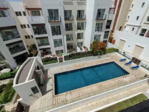 For Rent 2 Bedroom+ STUDY Room Swimming Pool View Apartment - Al Mouj