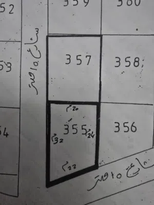 قطعة ارض خلف صيدلية معين علي شارعين في قنفودة