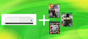 Xbox One S 1TB + 3 اقراص هدية