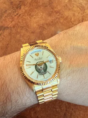 بول بوهر – أوتوماتيك 36 ملم من الذهب الخالص عيار 18 - Paul buhre full 18k solid gold automatic 36mm