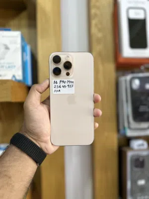 iPhone 16 Pro Max 256Gb Desert Titanium Used Arabic version battery health 92% clean condition