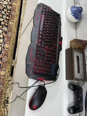 كيبورد قيمنك جديد وماوس لوجتك جديد والكيبورد كلش قوي والماوس هم