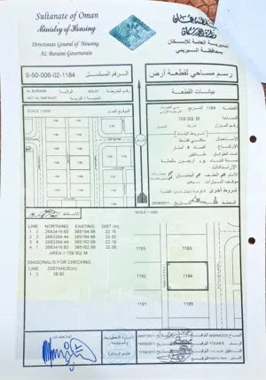 للبيع ارض سكنية في حي النفحات المرحلة الاولى