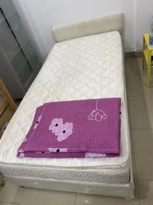 Single bed with mattress
