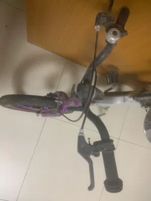 Kids bicycle purple color