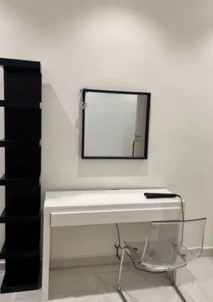 vanity and shelves from IKEA