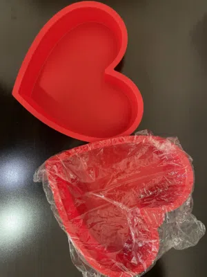 قوالب كيك سيليكون على شكل قلب