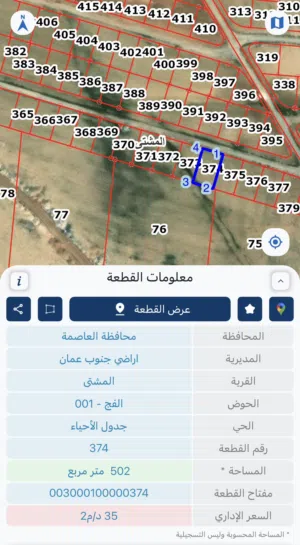 قطعة أرض مميزة للبيع