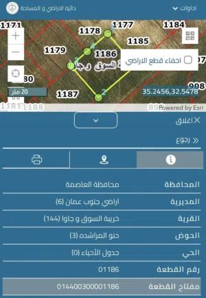 Residential Land for Sale in Amman Khirbet Sooq