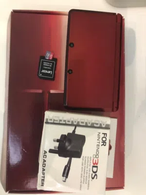 BRAND NEW URGENT SALE - RED NINTENDO 3DS INCLUDING 128 GB SD CARD (MODDED)