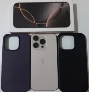 iphone 16pro  سعة تخزين 128 لون صحراويDesert Titanium