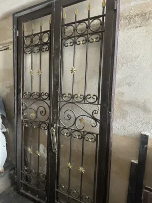 ابواب حديد ثقيل ديكور نحاس حديد صولد