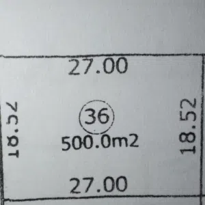 قطعة ارض للبيع500.متر