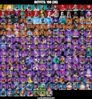 اكونت Fortnite للبيع ps4 و pc و كل حاجه