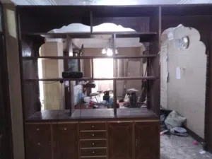 مكتبة خشب سويدي مجلد بالقشرةوجهين