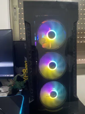 كيس قيمنق Gaming case 4 fan RGB مراوح ار جي بي السعر شامل التوصيل بسعر حرق Case# Gaming#
