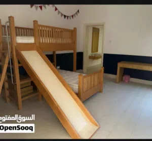 سريرين طفلين خشب قوي