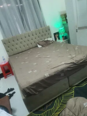 king size bed and mattress available in mabela al nur street