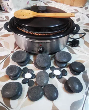 سخانة كهربائية لحجارة التدليك الساخنة