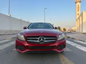 مرسيدس C300 موديل 2016 مواصفات أمريكية بانوراما بصمة داخلية وخارجية بحالة ممتازة