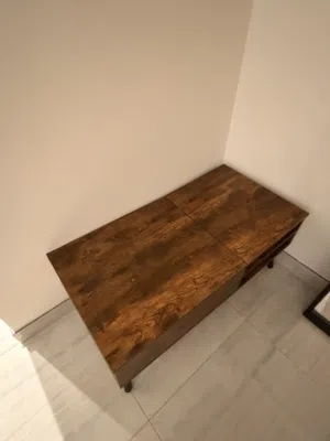 Modern Coffee Table Dark Wood Finish