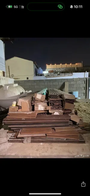تكسيات خشبية