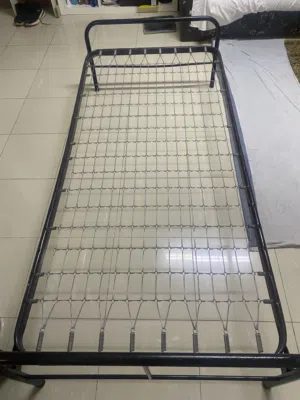 2 No single steel beds for sale 190*90