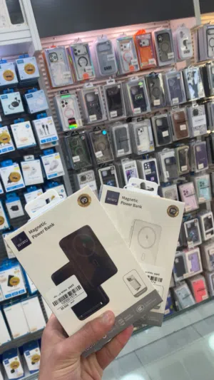 بور بانك 10000mah ماك سيف wiwu مكفول سنه ونص