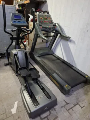 Heavy Duty Commercial Treadmill with Elliptical