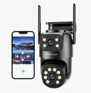 كامير مراقبه بعدستين ثابته ومتحركه