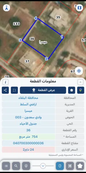 Residential Land for Sale in Salt Al Subeihi