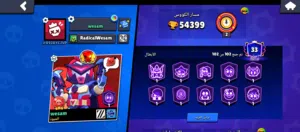 حساب براول ستار للبيع