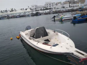 قارب فايبر امريكي الصنع