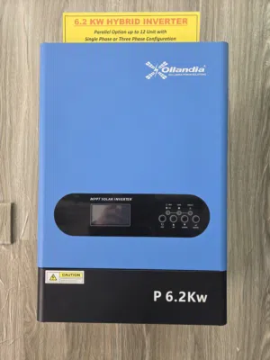 6.2kW Hollandia Hybrid Solar Inverter Brand : Hollandia Power  Model: HPIC48-P6.2K-120