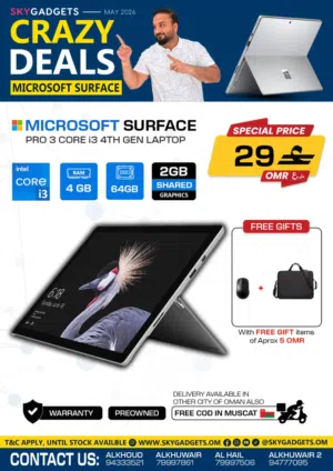 Microsoft Surface Pro 3 Core i3 in Muscat / Preowned (Used)