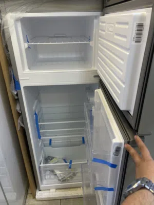 ثلاجة ناشونال برو صناعه تركي تركيا 213لتر لون سلفر خدمه توصيل مجاني داخل عمان