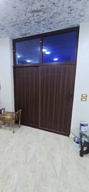 باب المنيوم سحاب جهتين للبيع