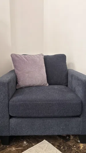 Blue armchair