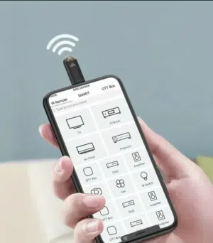 Smart IR mobile phone remote control