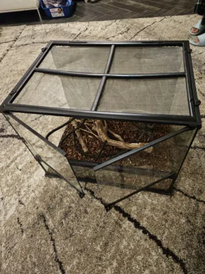 pet Cage with havy glass
