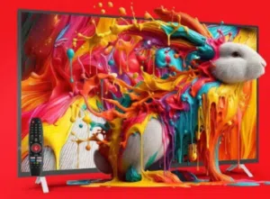 شاشة 43 انش Full HD ماجيك بريميوم سمارت مع كفالة الوكيل الرسمي وقاعده جداريه بأفضل سعر بالمملكه