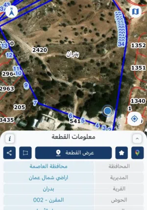 Residential Land for Sale in Amman Shafa Badran