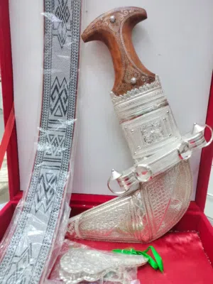 خنجر عمانيه فضه خالص مقاس 6