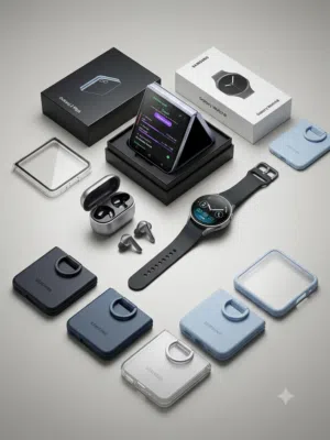 Samsung Galaxy Z Flip6 Samsung Galaxy Buds3 Pro Samsung Galaxy Watch8