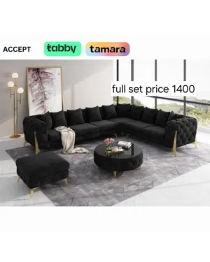 Sofa Set طقم كنب 7 Seats – Spacious, Soft, and Modern Limited Time Offer