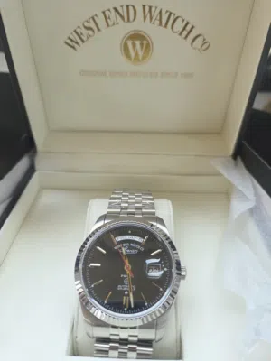 West end classic 2026 New full set Size 41 Automatic Day date  وست اند مقاس 41