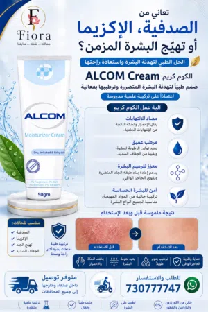 الكوم كريم بتركيبة طبية فعالة للمساعدة على تهدئة البشرة المتضررة